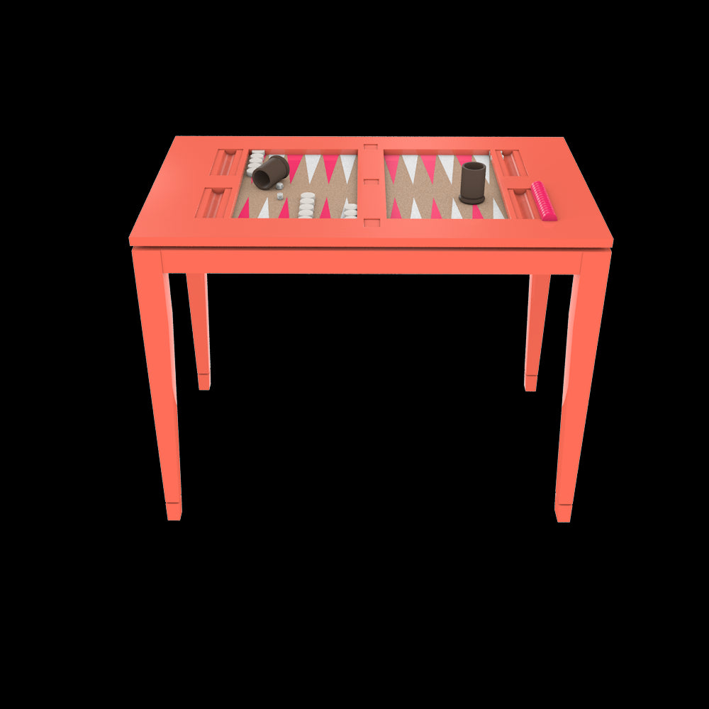 Oomph backgammon table- Tucson Coral